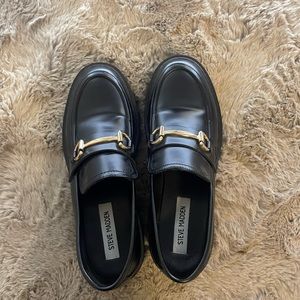 Black Steve Madden loafers